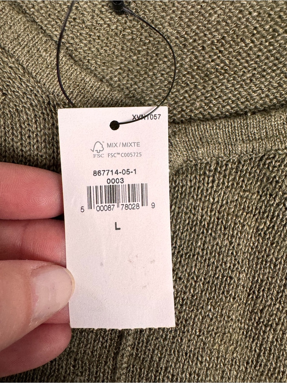 NWT Banana Republic V-Neck Sweater Tank Olive Green Women’s L - Picture 3 of 7